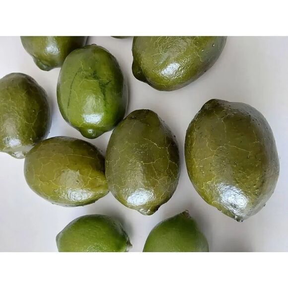 Faux Limes Lot of 13 Artificial Fruit Two sizes - Picture 3 of 4